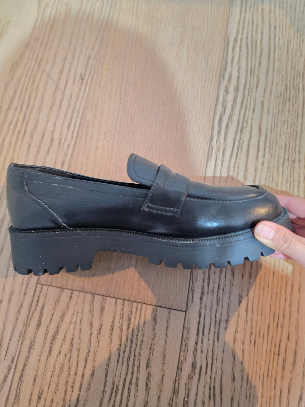 Black Chunky Sole Loafers women’s EU 38