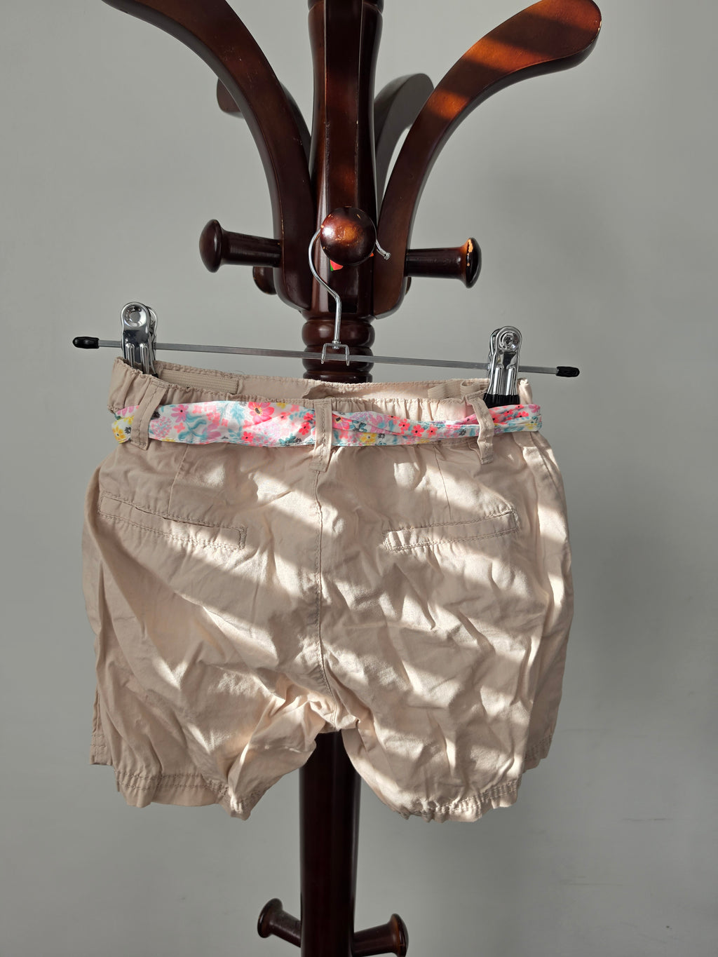 H&M Girls Floral Belt Shorts