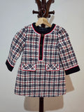 Girls’ Tweed-Style Dress – Approx. Age 5-6 Years
